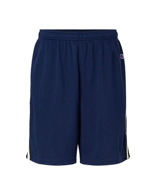 Champion SM1600 Unisex 7" Game Mesh Shorts with Side Stripe - Star Hats & Embroidery