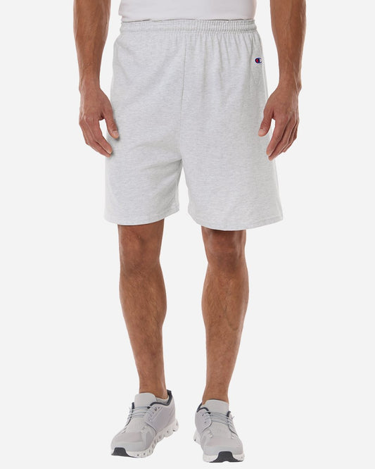 Champion 8187 Unisex Cotton Gym Shorts - Star Hats & Embroidery