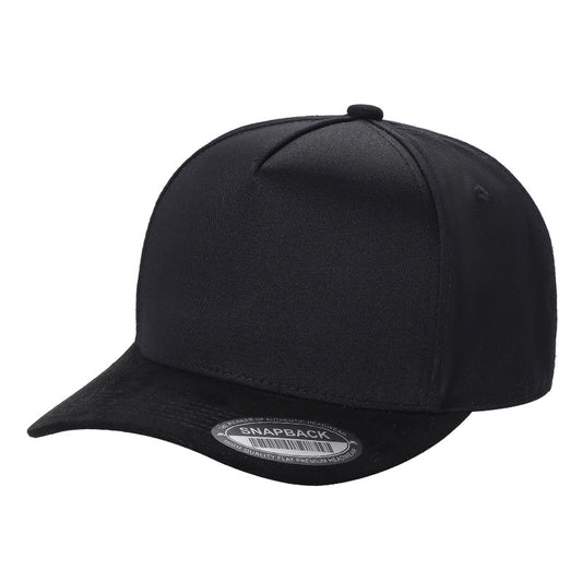 Unbranded Suede Bill 5 Panel Hat - Star Hats & Embroidery