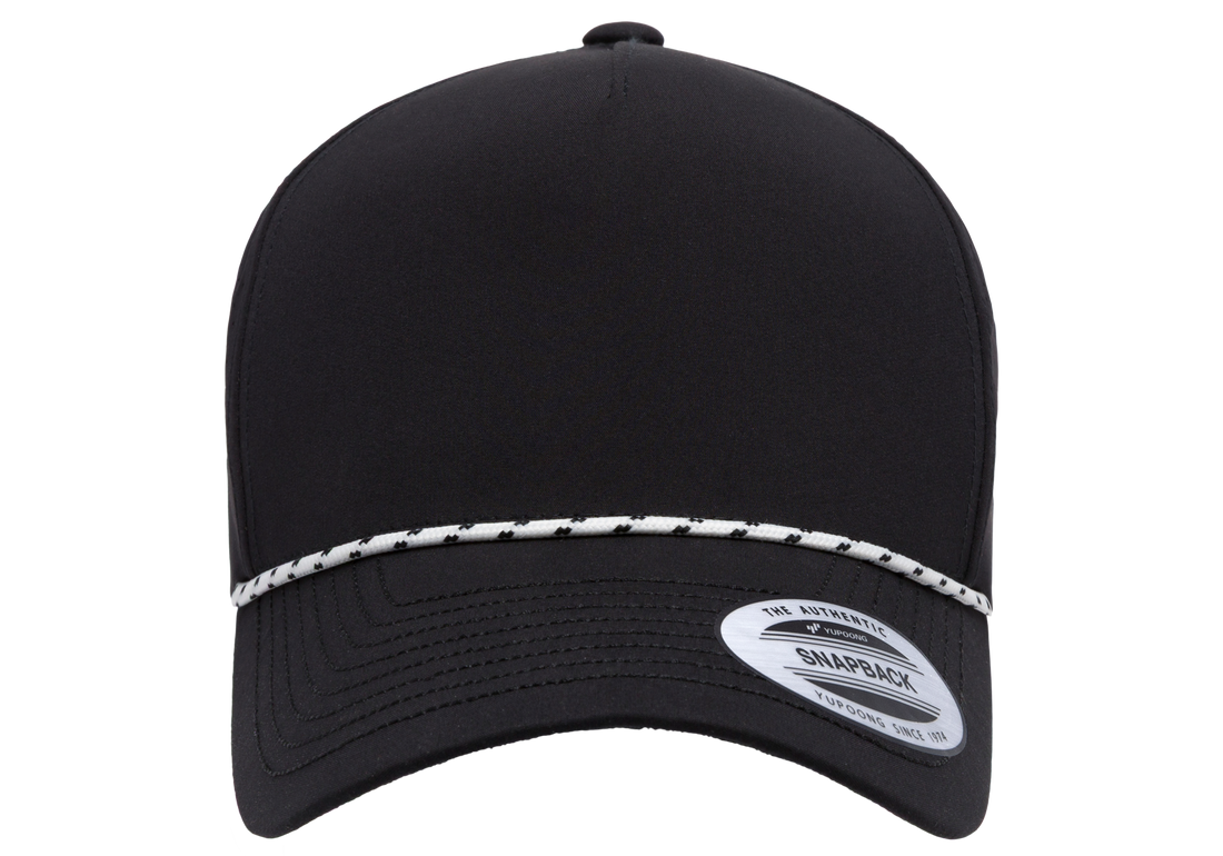 YP Classics 5389BD 5-Panel Snapback Cap with Perforations and Braided Rope