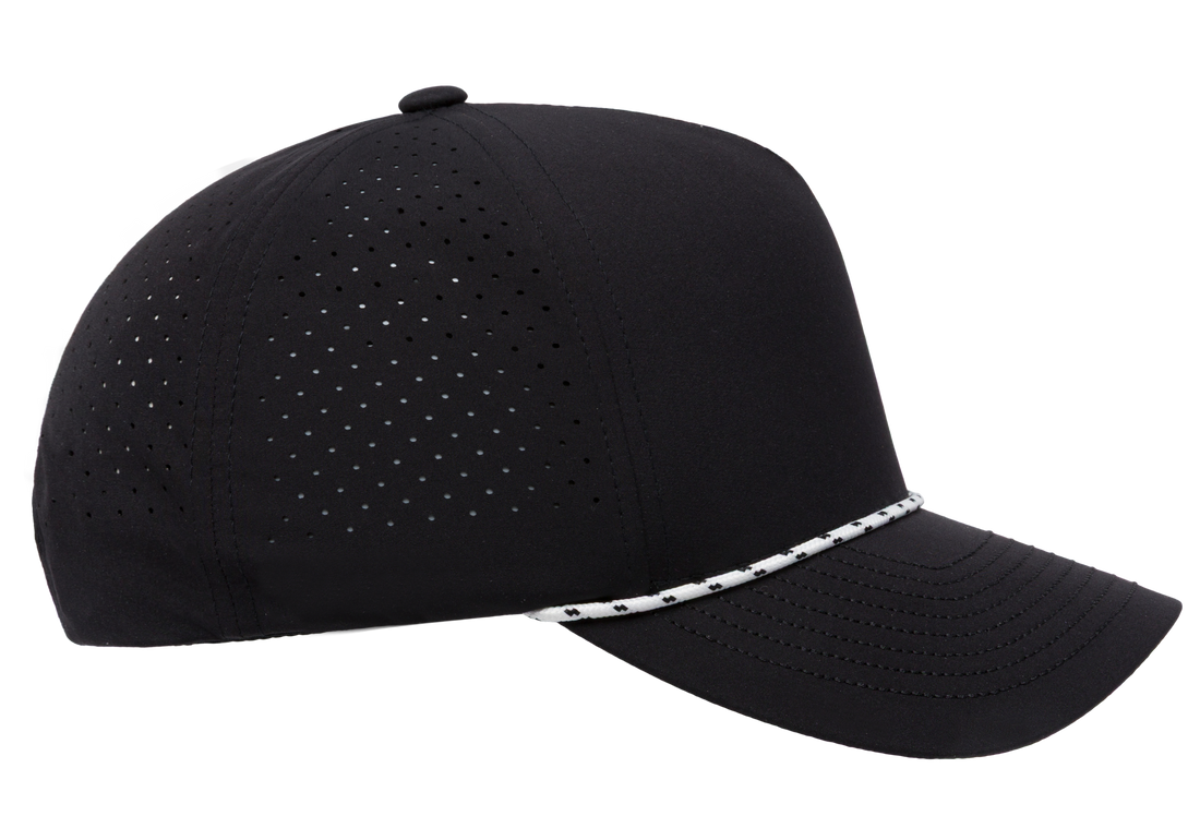 YP Classics 5389BD 5-Panel Snapback Cap with Perforations and Braided Rope