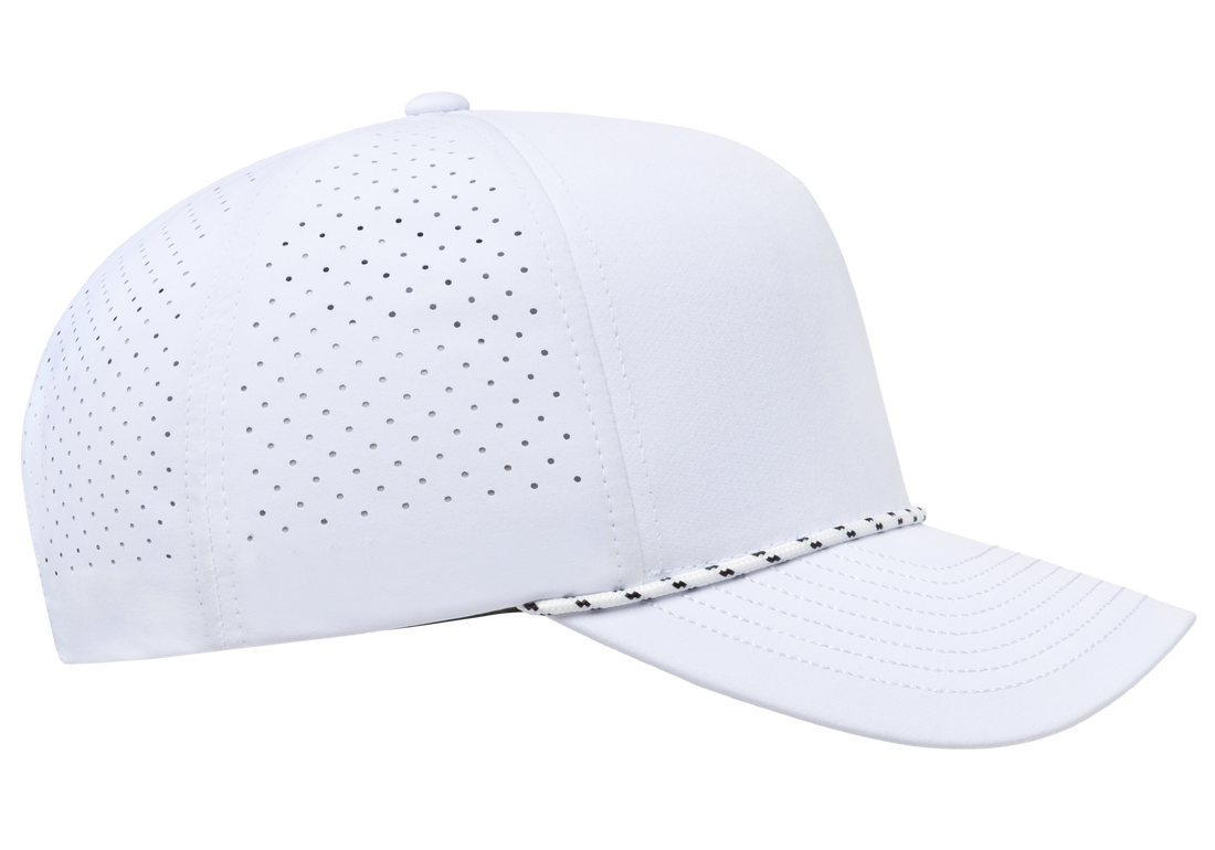 YP Classics 5389BD 5-Panel Snapback Cap with Perforations and Braided Rope