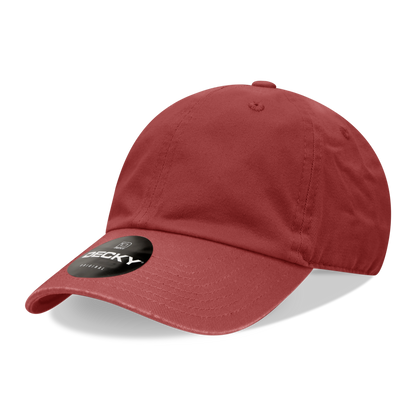 Decky 205 Low Profile Dad Hats 6 Panel Caps Cotton Polo Blank Wholesale