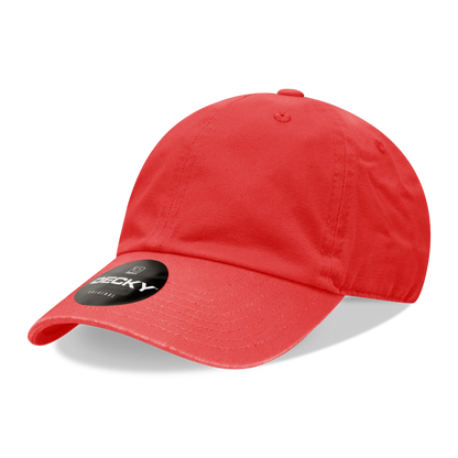 Decky 205 Low Profile Dad Hats 6 Panel Caps Cotton Polo Blank Wholesale