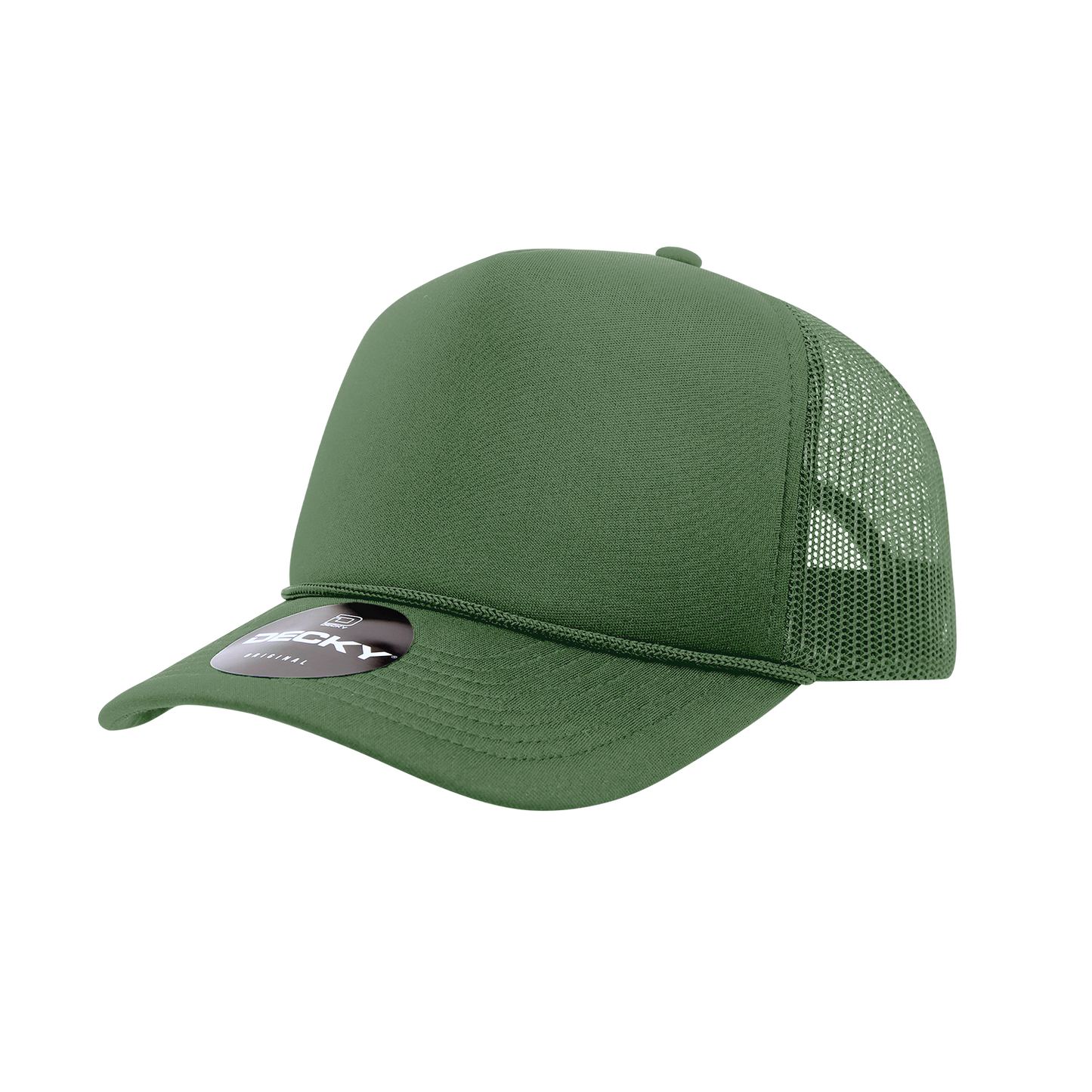 Decky 211 Foam Mesh Trucker Snapback Hats High Profile 5 Panel Caps Blank