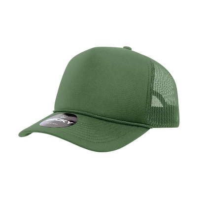 Decky 211 Foam Mesh Trucker Snapback Hats High Profile 5 Panel Caps Blank