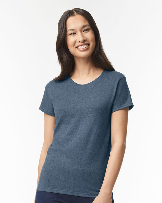 Gildan 5000L Women's Heavy Cotton™ T-Shirt - Star Hats & Embroidery