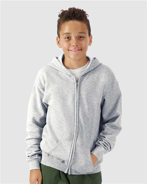 Gildan 18600B Youth Heavy Blend™ Full-Zip Hooded Sweatshirt