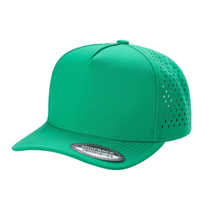 Unbranded 5 Panel Perforated Laser Mesh Hat Waterproof Cap