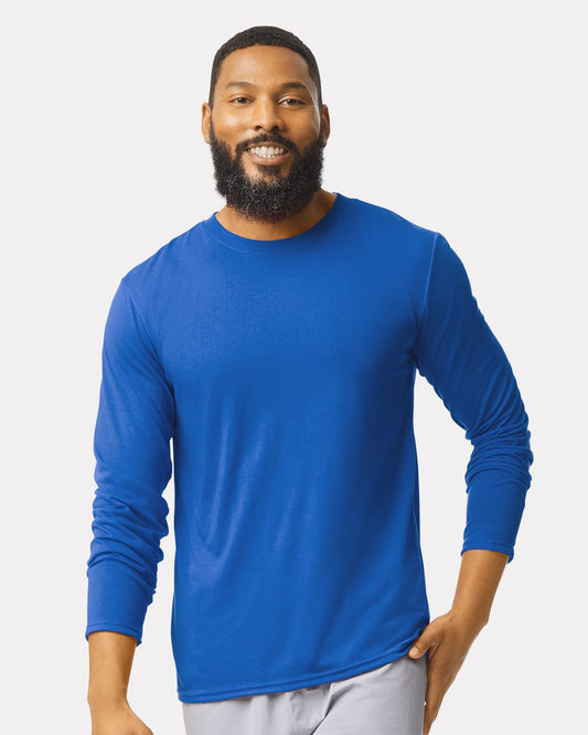 Gildan 42400 Unisex Performance® Long Sleeve T-Shirt - Star Hats & Embroidery