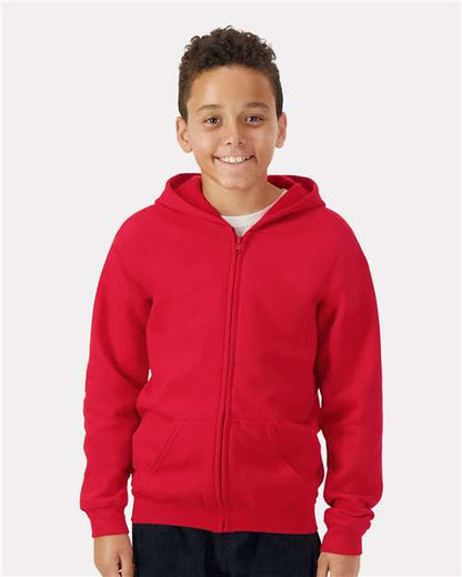 Gildan 18600B Youth Heavy Blend™ Full-Zip Hooded Sweatshirt