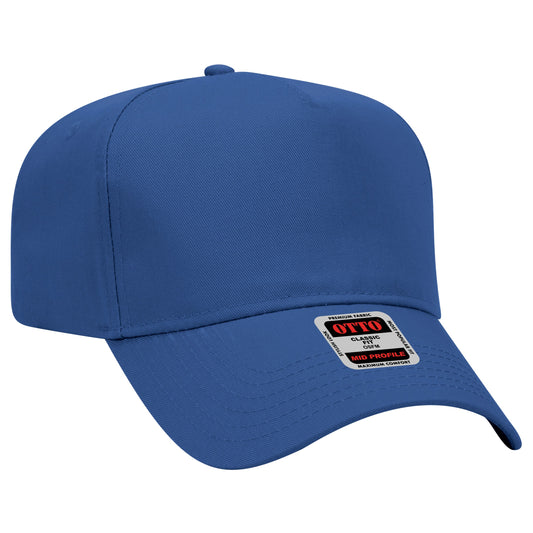 Otto Cap 31-069 Youth Size 5 Panel Mid Profile Baseball Cap - Star Hats & Embroidery