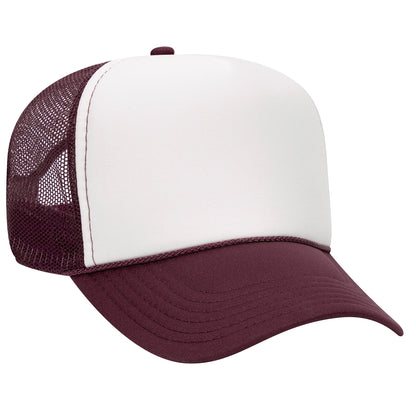 OTTO 32-467 5-Panel, Mid Profile Foam Trucker Hats, Mesh Back