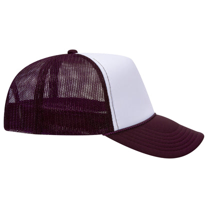 OTTO 32-467 5-Panel, Mid Profile Foam Trucker Hats, Mesh Back