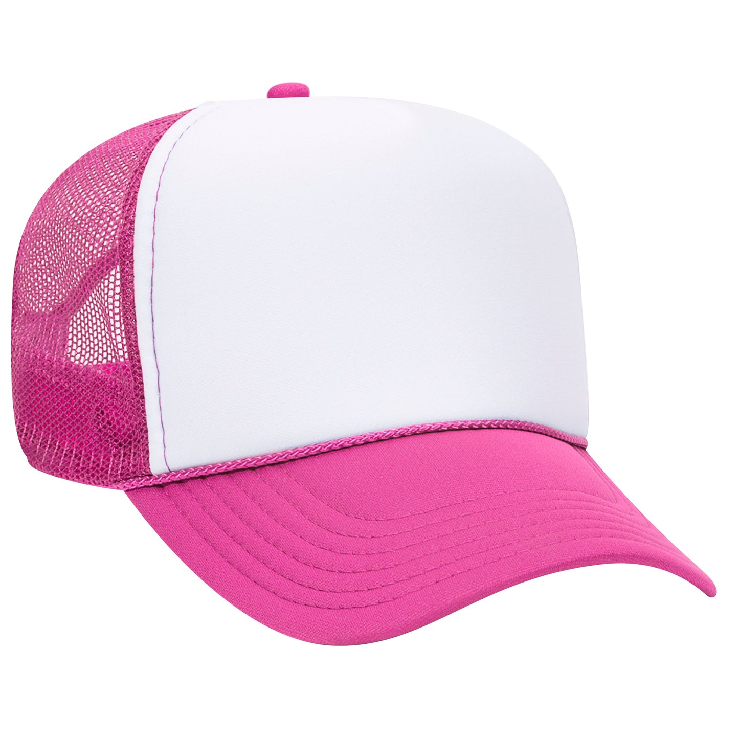 OTTO 32-467 5-Panel, Mid Profile Foam Trucker Hats, Mesh Back
