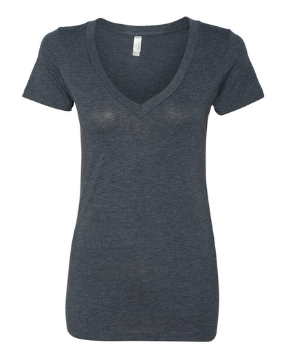 Next Level 6740 Women’s Triblend Deep V-Neck Tee