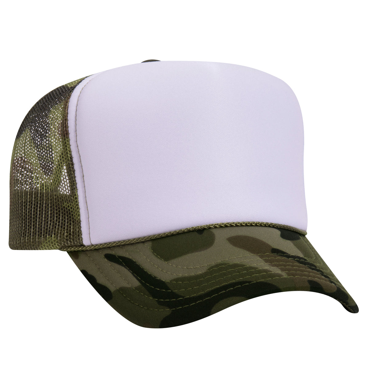 OTTO 39-165 5-Panel High Crown Foam Trucker Hat