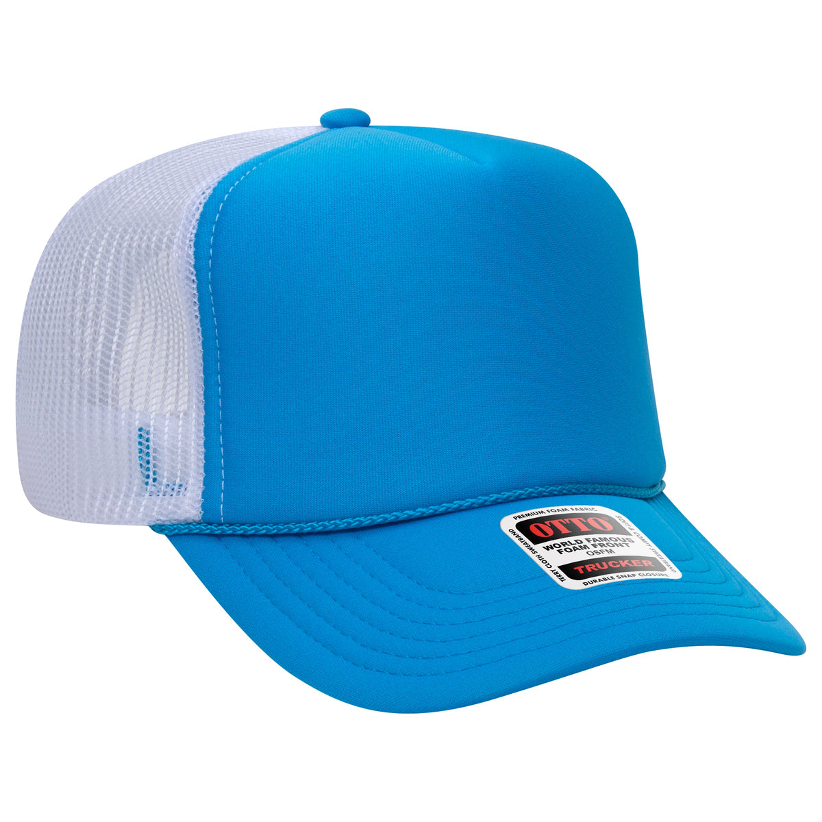OTTO 39-165 5-Panel High Crown Foam Trucker Hat