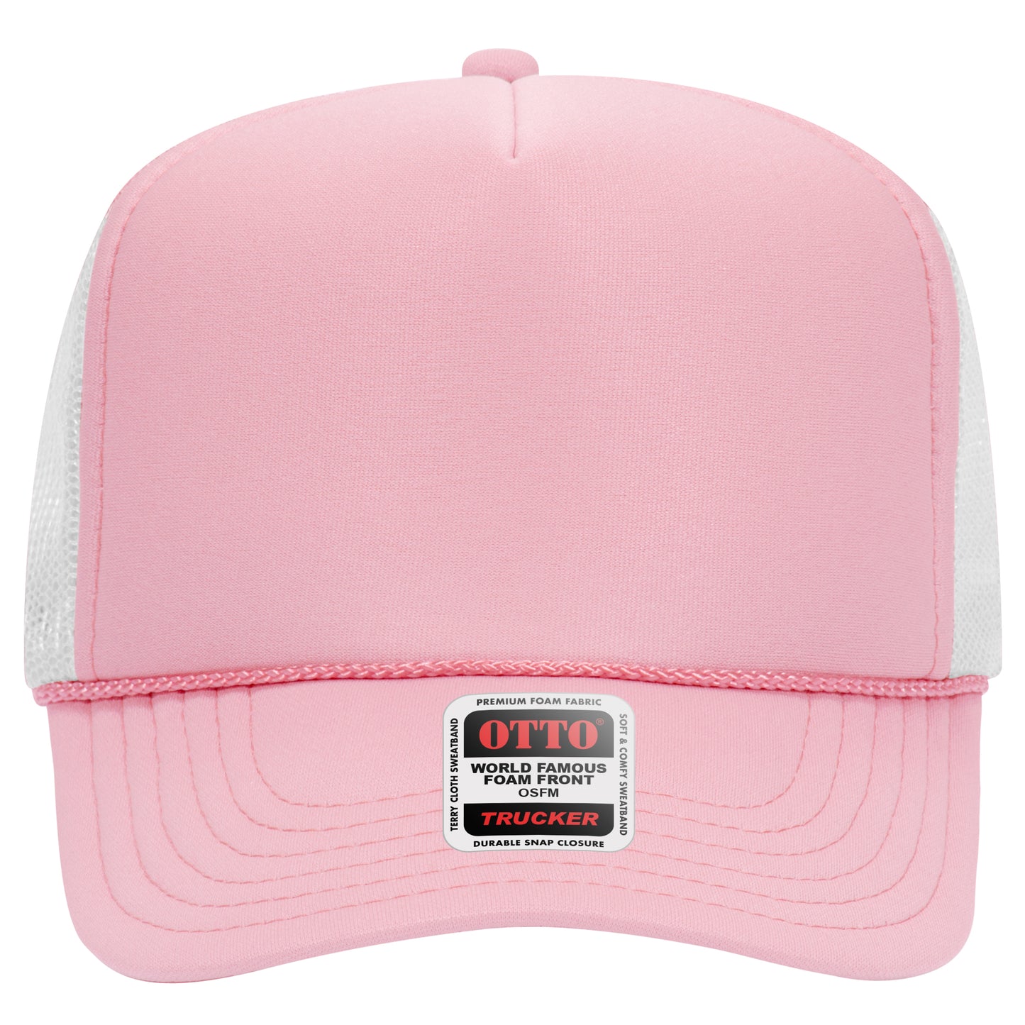 Otto 5-Panel High Crown Foam Trucker Hats Mesh Back Cap - 39-165