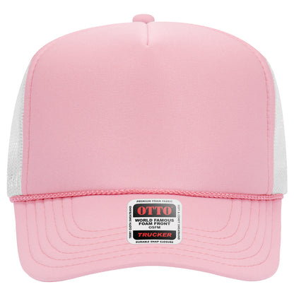 Otto 5-Panel High Crown Foam Trucker Hats Mesh Back Cap - 39-165