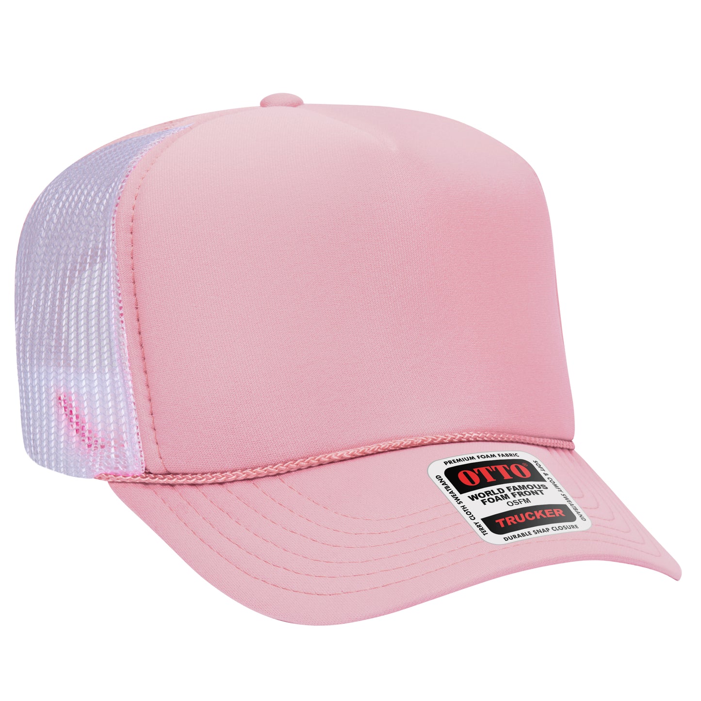 Otto 5-Panel High Crown Foam Trucker Hats Mesh Back Cap - 39-165
