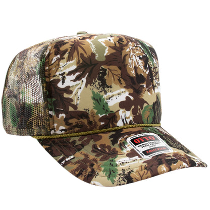 OTTO 39-165 5-Panel High Crown Foam Trucker Hat