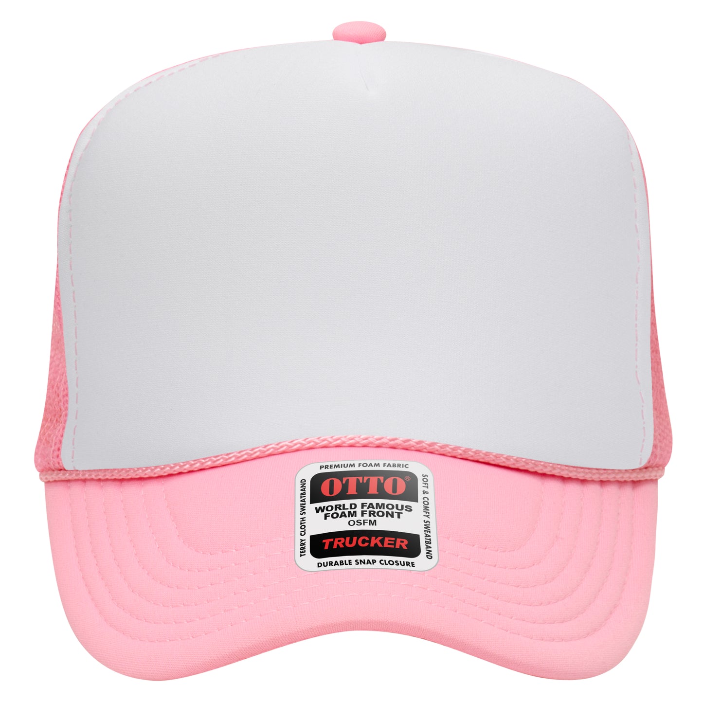 Otto 5-Panel High Crown Foam Trucker Hats Mesh Back Cap - 39-165
