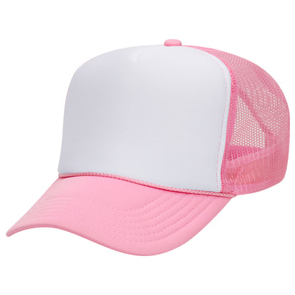 Otto 5-Panel High Crown Foam Trucker Hats Mesh Back Cap - 39-165