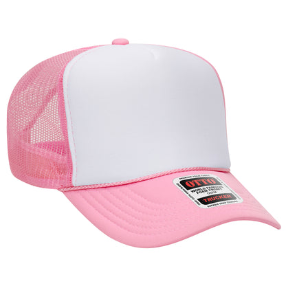 Otto 5-Panel High Crown Foam Trucker Hats Mesh Back Cap - 39-165