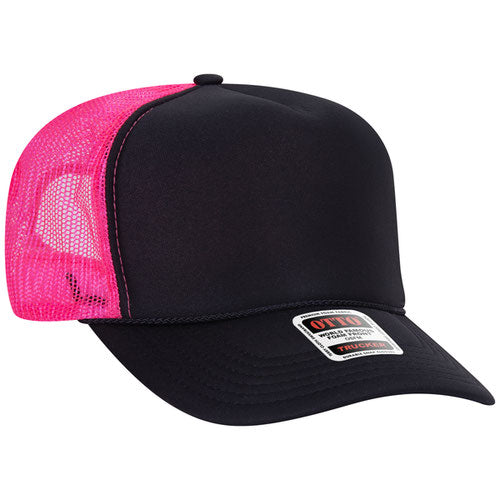 OTTO 39-165 5-Panel High Crown Foam Trucker Hat