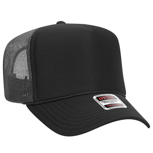 OTTO 39-165 5-Panel High Crown Foam Trucker Hat