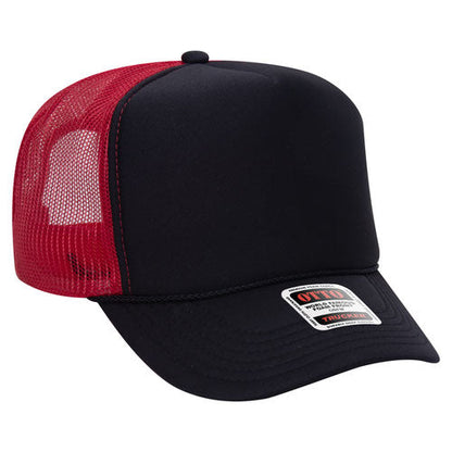 OTTO 39-165 5-Panel High Crown Foam Trucker Hat