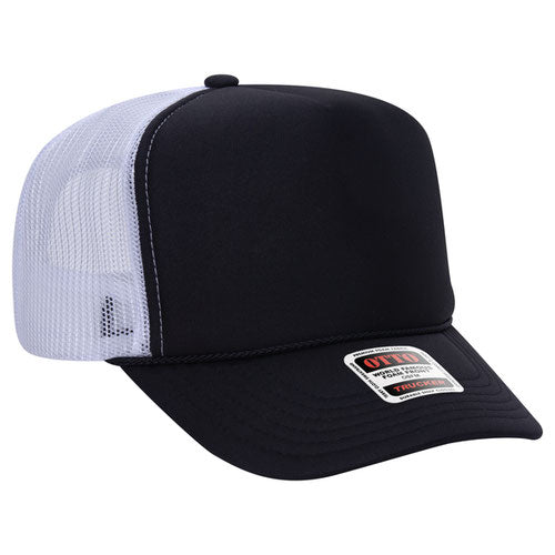 OTTO 39-165 5-Panel High Crown Foam Trucker Hat