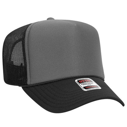 OTTO 39-165 5-Panel High Crown Foam Trucker Hat