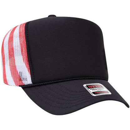 OTTO 39-165 5-Panel High Crown Foam Trucker Hat