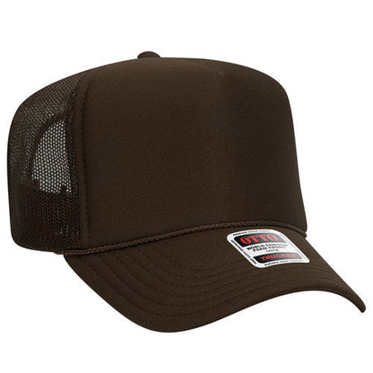 OTTO 39-165 5-Panel High Crown Foam Trucker Hat