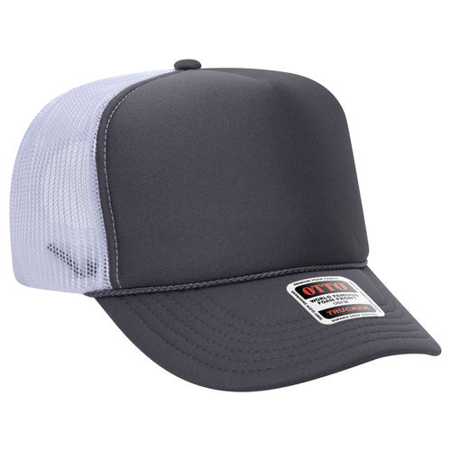 OTTO 39-165 5-Panel High Crown Foam Trucker Hat