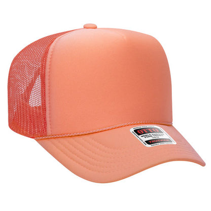 OTTO 39-165 5-Panel High Crown Foam Trucker Hat