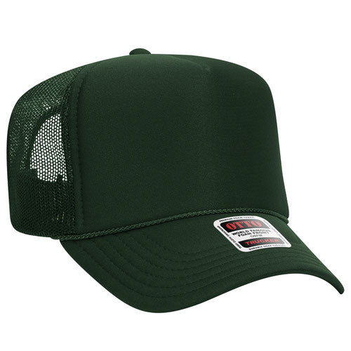 OTTO 39-165 5-Panel High Crown Foam Trucker Hat