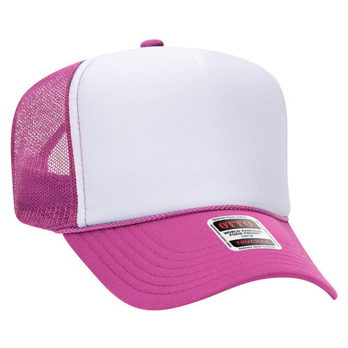 OTTO 39-165 5-Panel High Crown Foam Trucker Hat