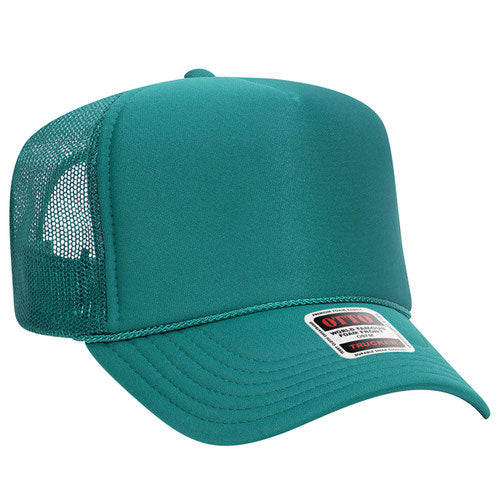 OTTO 39-165 5-Panel High Crown Foam Trucker Hat