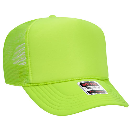 OTTO 39-165 5-Panel High Crown Foam Trucker Hat