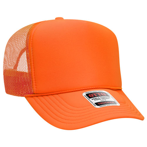 OTTO 39-165 5-Panel High Crown Foam Trucker Hat