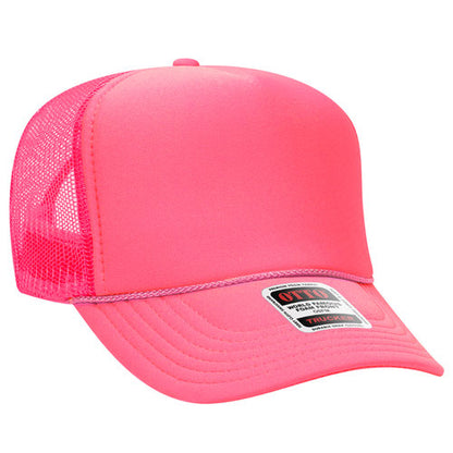 OTTO 39-165 5-Panel High Crown Foam Trucker Hat
