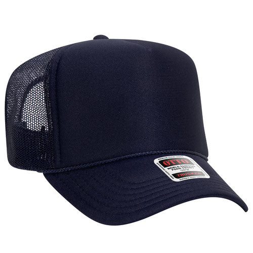 OTTO 39-165 5-Panel High Crown Foam Trucker Hat