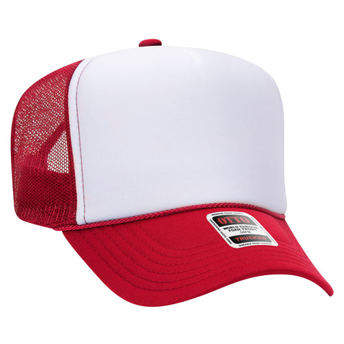 OTTO 39-165 5-Panel High Crown Foam Trucker Hat