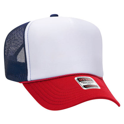 OTTO 39-165 5-Panel High Crown Foam Trucker Hat