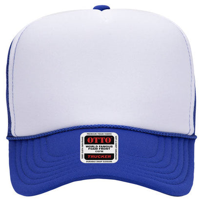 OTTO 39-165 5-Panel High Crown Foam Trucker Hat