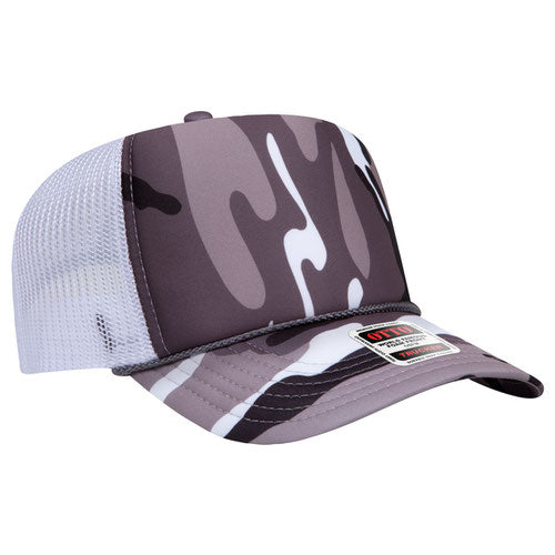 OTTO 39-165 5-Panel High Crown Foam Trucker Hat
