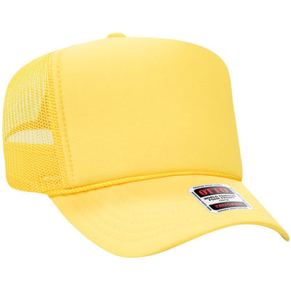 OTTO 39-165 5-Panel High Crown Foam Trucker Hat